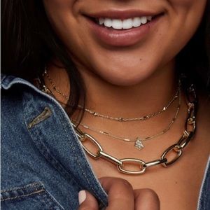 Kendra Scott Beckett Statement Necklace in Gold